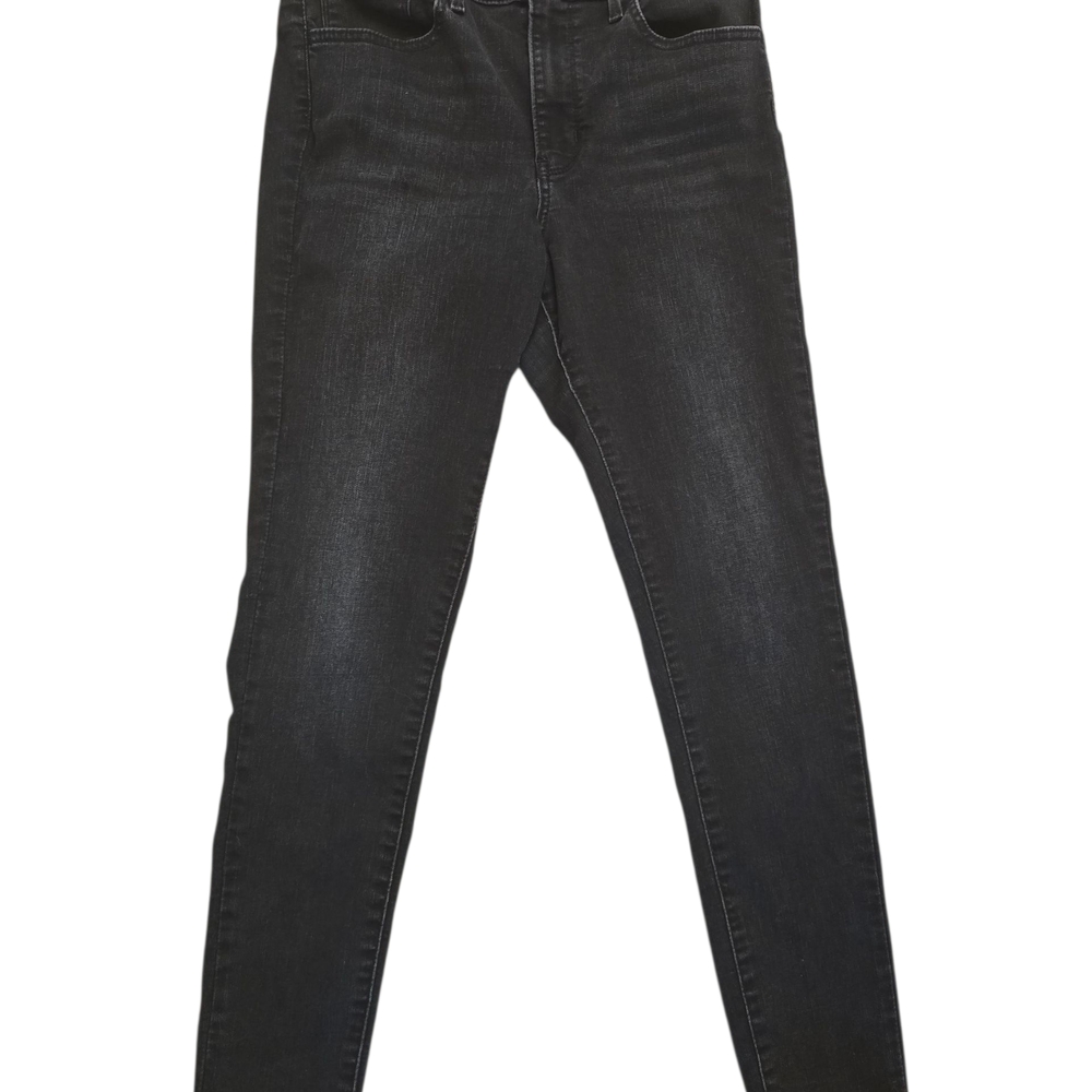 Levi's 720 High Rise Super Skinny Jeans Black Womens Size 30
